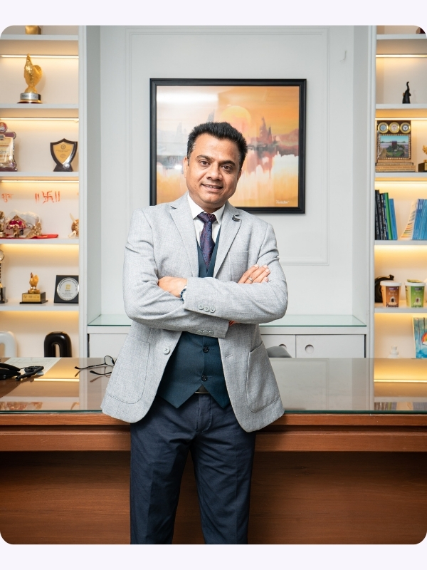 Portrait of Dr. Sandeep Gupta, Founder of DSAND